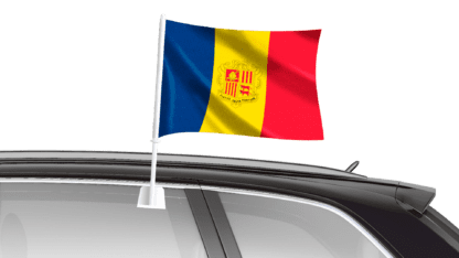 Andorra Car Flag