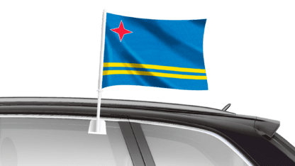 Aruba Car Flag