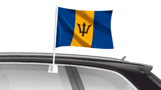 Barbados Car Flag