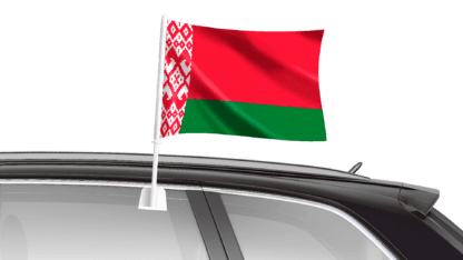 Belarus Car Flag