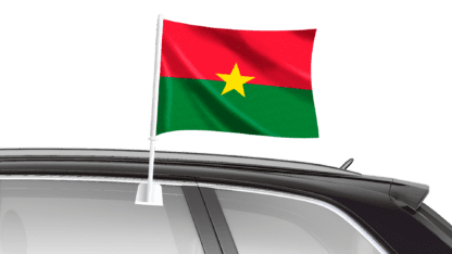 Burkina Faso Car Flag