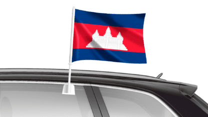 Cambodia Car Flag