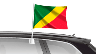 Republic of the Congo (Congo-Brazzaville) Car Flag