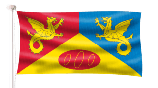 Craig-y-Dorth in Manmouthshire Flag