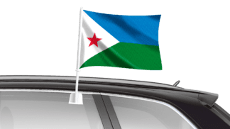 Djibouti Car Flag