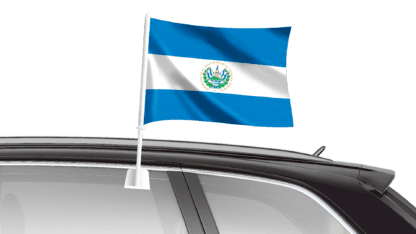 El Salvador Car Flag