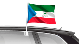 Equatorial Guinea Car Flag