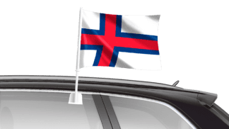 Faroe Islands Car Flag
