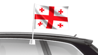 Georgia Car Flag