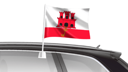 Gibraltar Car Flag