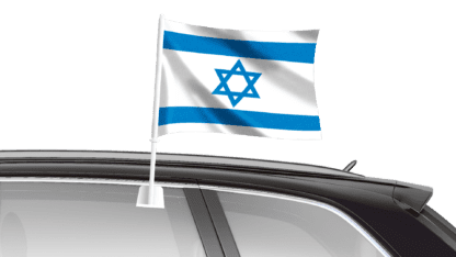 Israel Car Flag