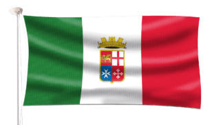 Italy Civil Ensign Flag