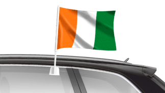 Cote D'Ivoire (Ivory Coast) Car Flag