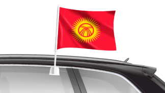 Kyrgyzstan Car Flag