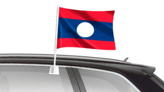 Laos Car Flag