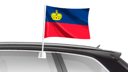 Liechtenstein Car Flag