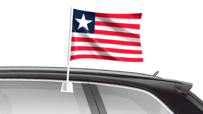 Liberia Car Flag