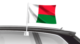Madagascar Car Flag