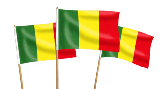 Mali Handwaving Flags