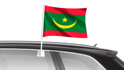 Mauritania Car Flag