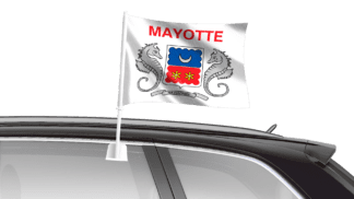 Mayotte Car Flag