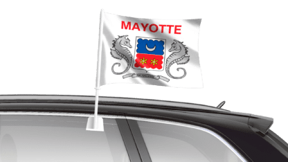 Mayotte Car Flag