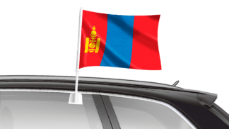Mongolia Car Flag
