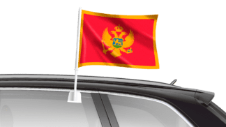 Montenegro Car Flag