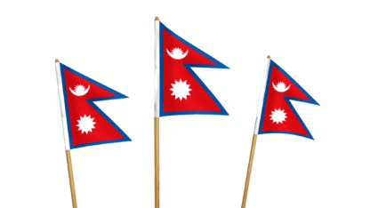 Nepal Handwaving Flags