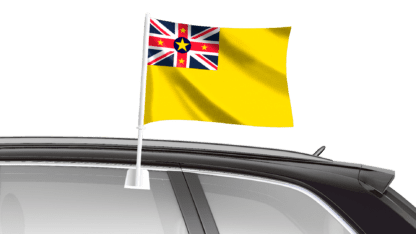 Niue Car Flag