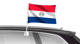 Paraguay Car Flag