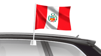 Peru Car Flag