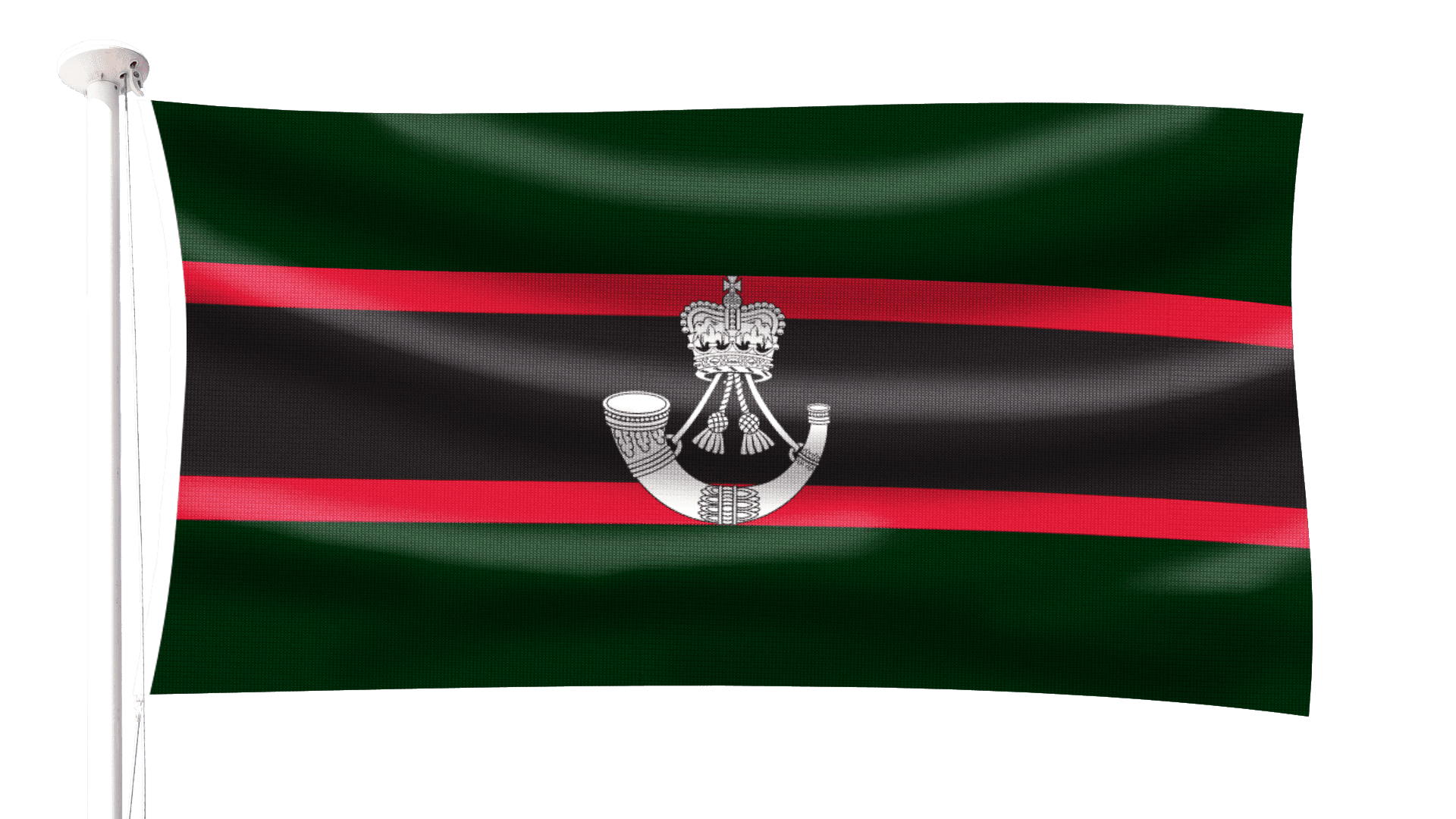 Rifles Regiment Flag - Hampshire Flag Company