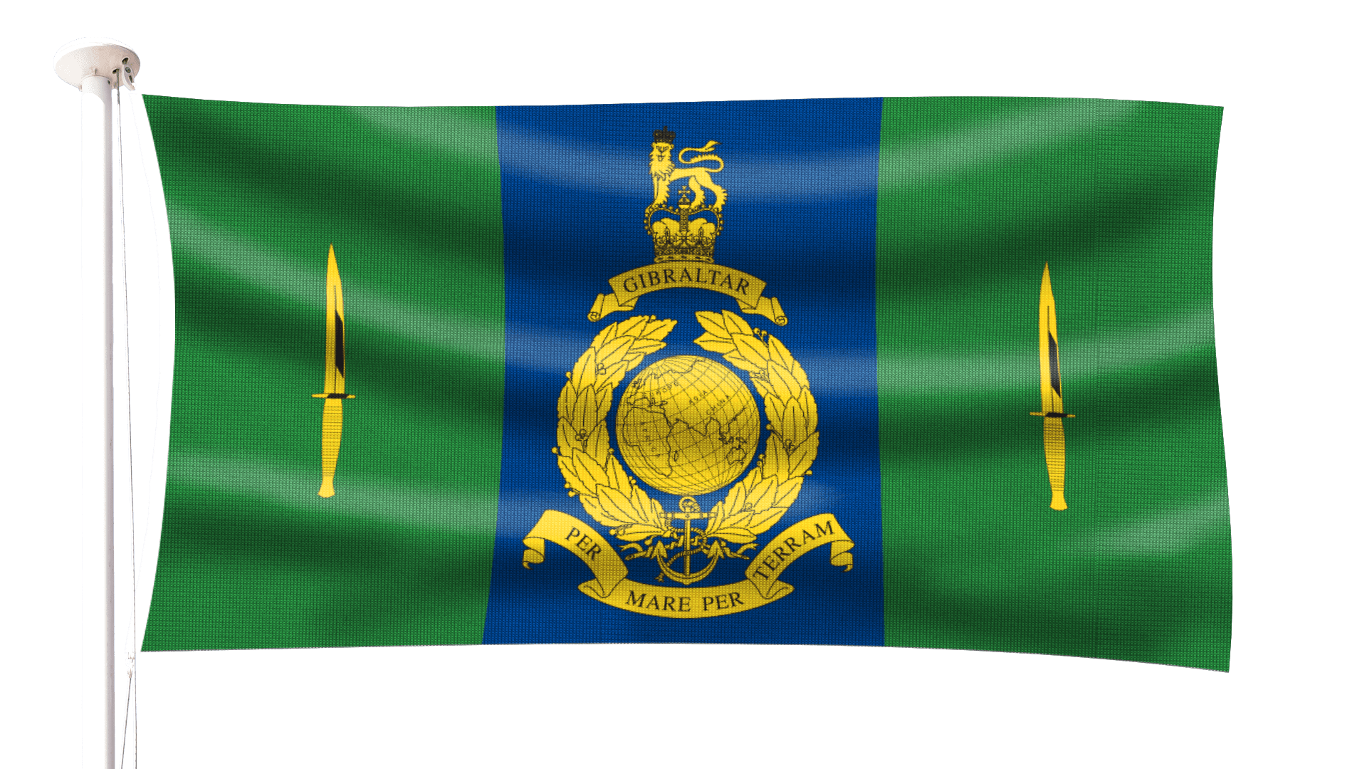 Royal Marine 3 Commando Brigade Flag - Hampshire Flag Company