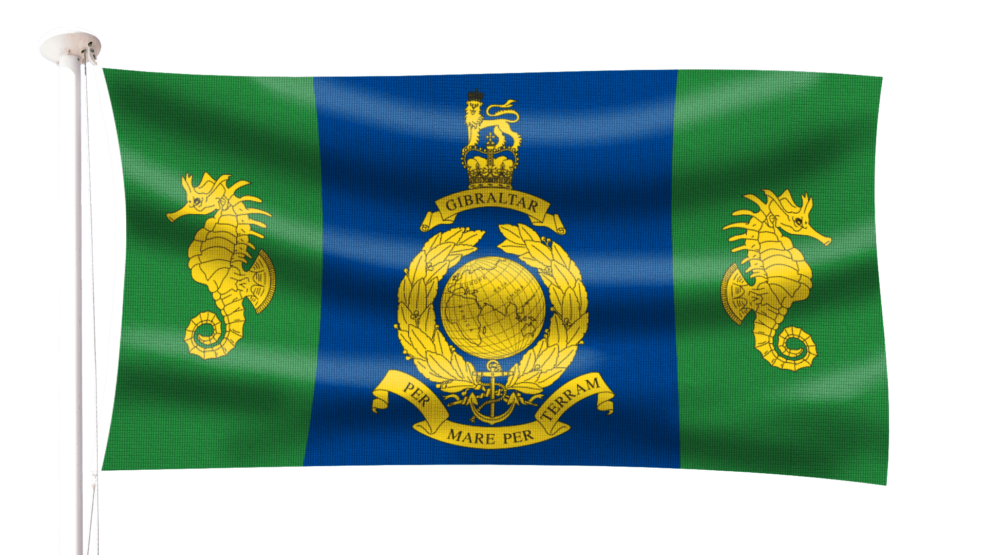 Royal Marines Commando Logistics Regiment Flag - Hampshire Flag Company
