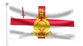 Royal Marines Reserve City of London Flag