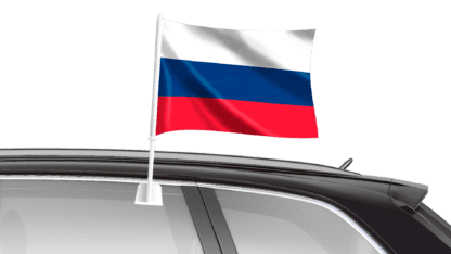 Russia Car Flag