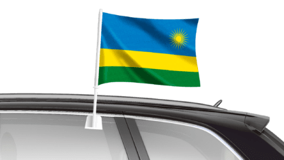 Rwanda Car Flag