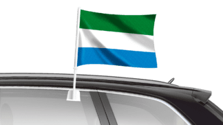 Sierra Leone Car Flag