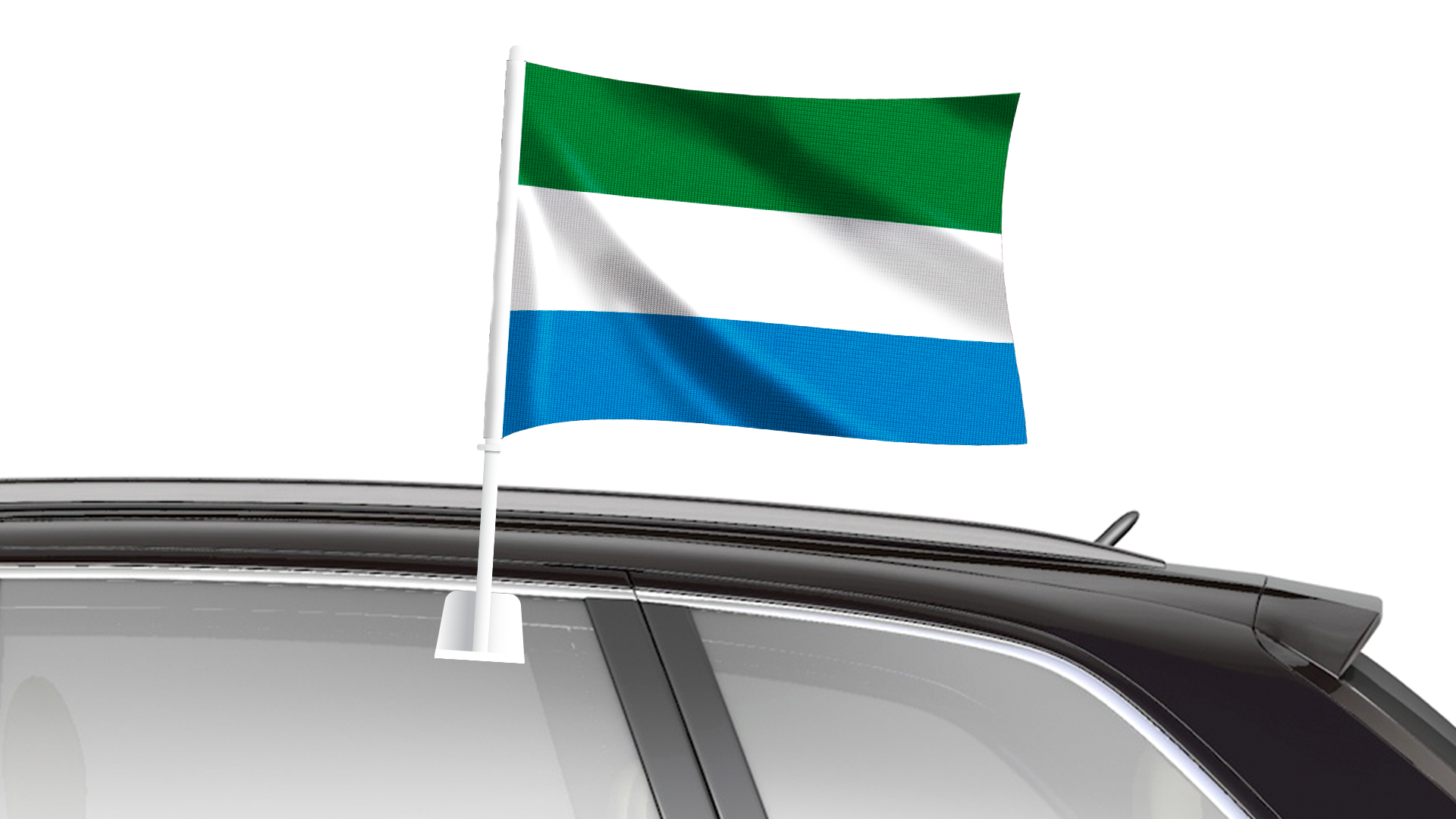 Sierra Leone Car Flag Hampshire Flag Company