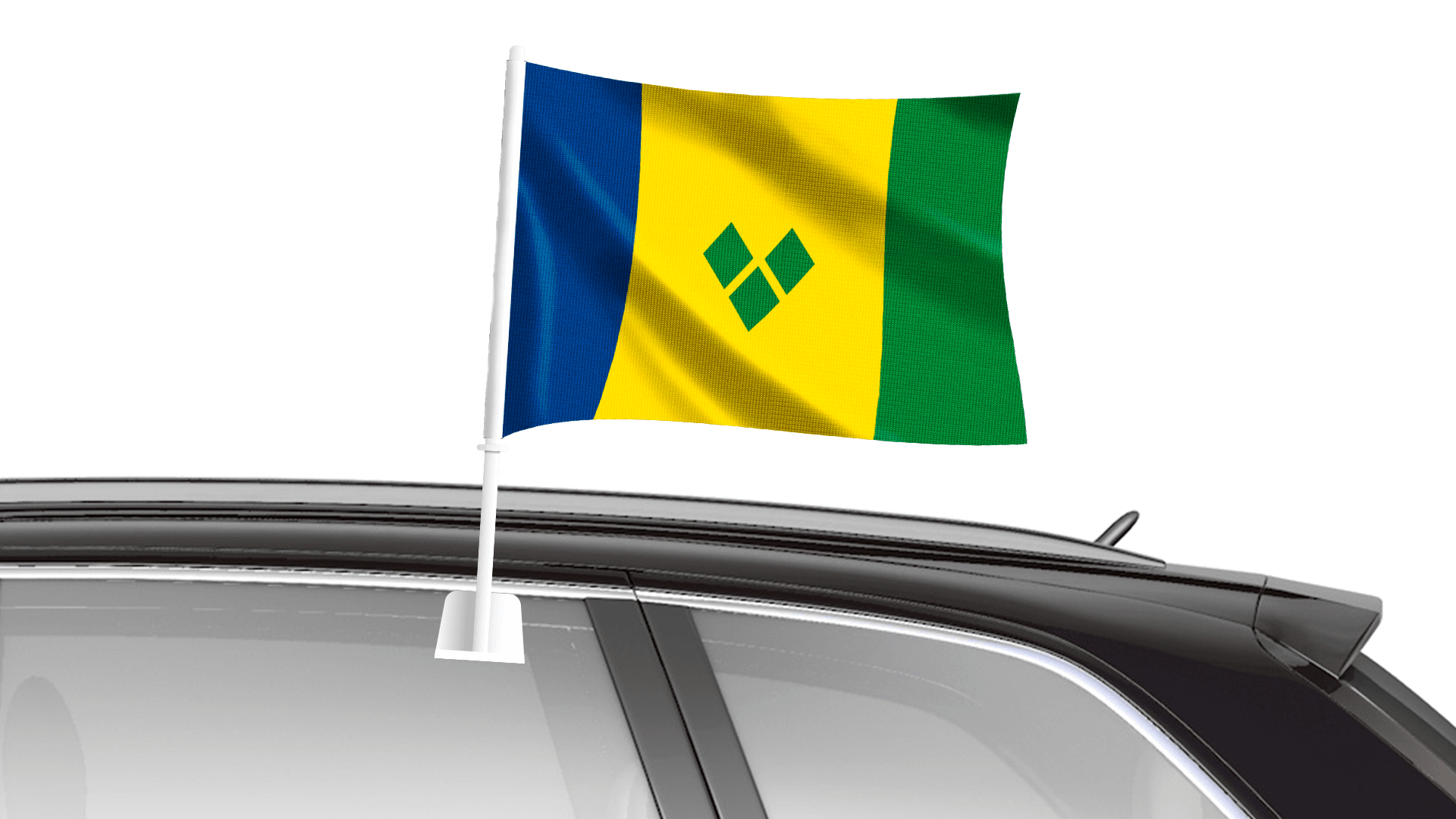 Saint Vincent and the Grenadines Car Flag - Hampshire Flag Company