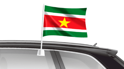 Suriname Car Flag