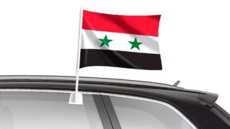 Syria Car Flag
