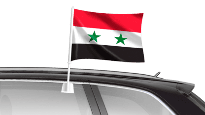 Syria Car Flag