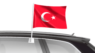 Turkey Car Flag