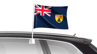 Turks and Caicos Islands Car Flag