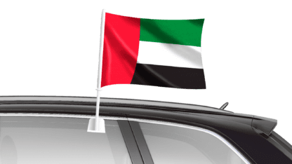 United Arab Emirates Car Flag