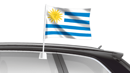 Uruguay Car Flag