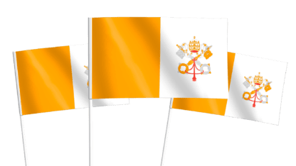 Holy See (Vatican City) Handwaving Flags