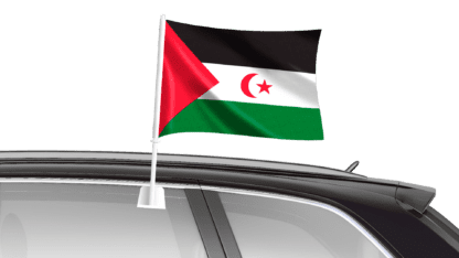 Western Sahara Car Flag